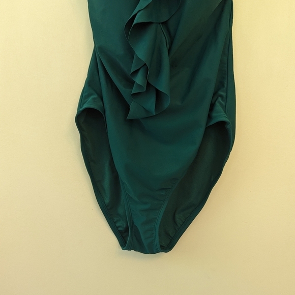 Bleu Rod Beattie Ruffle Halter One Piece Swim Suit - Picture 6 of 11